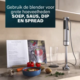 Princess 221233 Staafmixer Prof XXL Roestvrijstaal 1500W