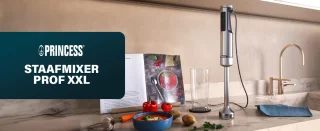 Princess 221233 Staafmixer Prof XXL Roestvrijstaal 1500W