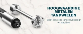 Princess 221233 Staafmixer Prof XXL Roestvrijstaal 1500W