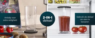 Princess 221233 Staafmixer Prof XXL Roestvrijstaal 1500W