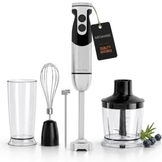 Pro 5-in-1 staafmixer van titanium (zwart)