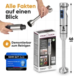 ProfiCook SM 1317 - Staafmixer