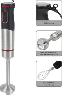 ProfiCook SMS 1226 Staafmixer Set
