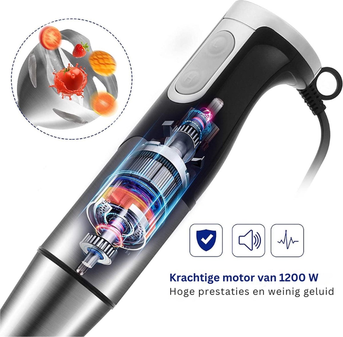 Wat vinden we goed aan de Pureerstaaf Hakmolen Staafmixer Set
