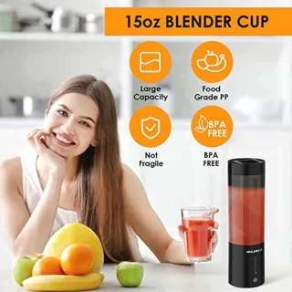 QYCHHJ Mini Draagbare Blender 15oz