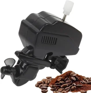 Roerstaaf koffiemixer - zwart