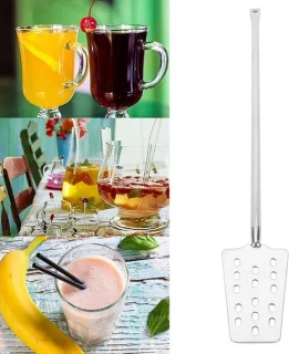 Roerstaaf RVS verlengd 62,5 cm zilver
