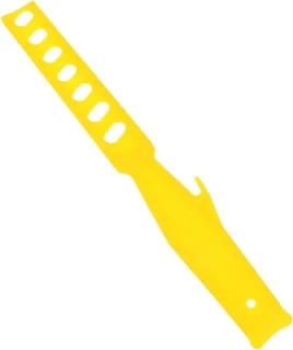 Roerstaaf verf plastic 20.5 cm geel