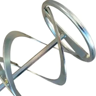 Roerstaaf voor boormachine, 100 x 500 mm, zilver
