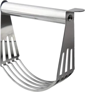 Roestvrijstalen deegmixer, zilver