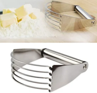 Roestvrijstalen deegmixer - zilver