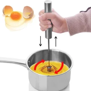 Roestvrijstalen ei blender