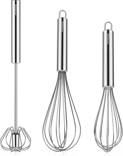 Roestvrijstalen garde set – 3 stuks