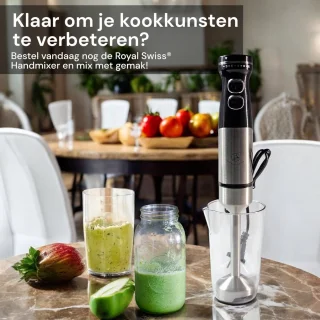 Wat vinden we goed aan de Royal Swiss Staafmixer
