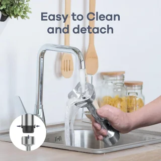 Royalty Line ESMS800 Staafmixer Set 3-delig RVS Rood