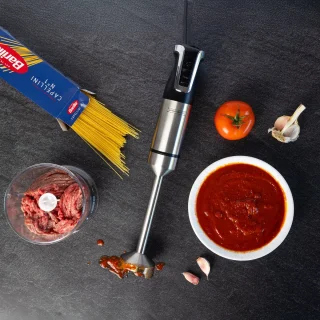 Royalty Line ESMS800 Staafmixer Set 3-delig RVS Rood