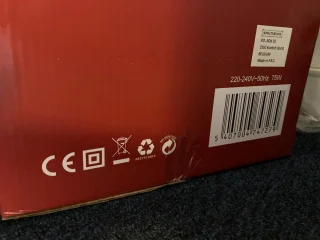 Royalty Line ESMS800 Staafmixer Set 3-delig RVS Rood