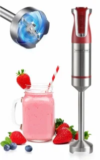 Royalty Line ESTM800 Staafmixer Rood
