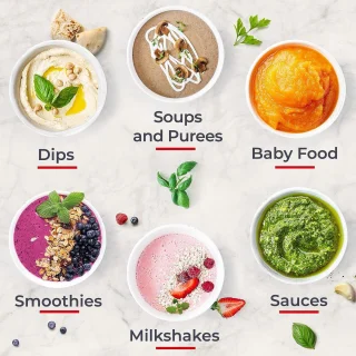 Royalty Line ESTM800 Staafmixer Zwart 800W RVS