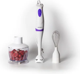 Royalty Line SMS250 3-in-1 staafmixer wit/paars
