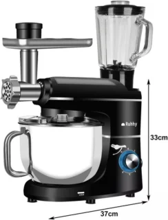 Ruhhy Keukenrobot 3-in-1 met Blender en Vleesmolen 2200W