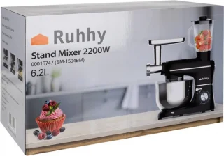 Ruhhy Keukenrobot 3-in-1 met Blender en Vleesmolen 2200W