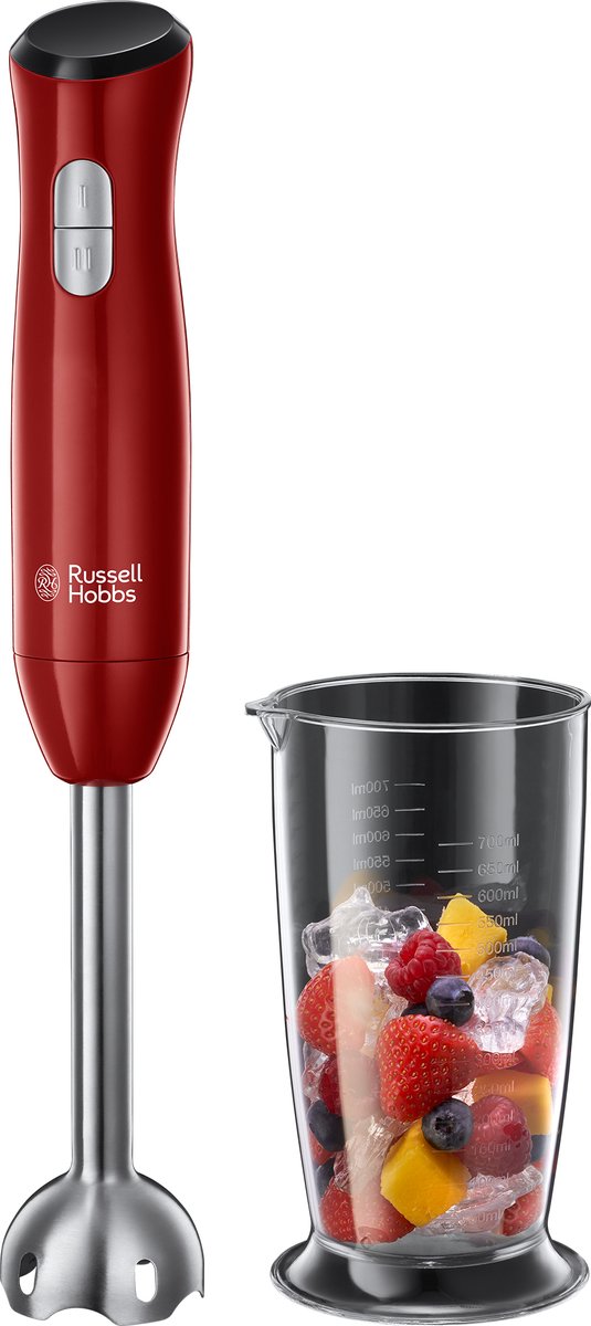 De Russell Hobbs Desire 24690-56 Staafmixer Rood in één oogopslag
