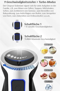 RVS staafmixerset