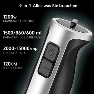 RVS staafmixerset