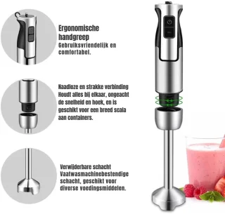 RVV® Staafmixer Zilver