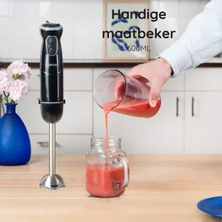 Safecourt Kitchen Staafmixer 1000W Roestvrijstaal
