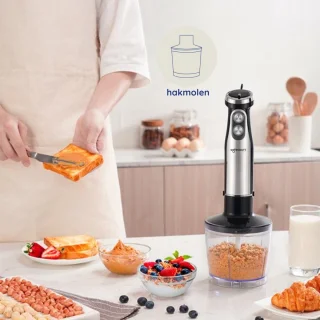 Safecourt Staafmixer Set 6-in-1 RVS 1000W