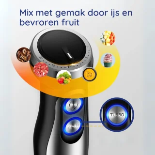 Safecourt Staafmixer Set 6-in-1 RVS 1000W