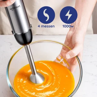 Safecourt Staafmixer Set 6-in-1 RVS 1000W