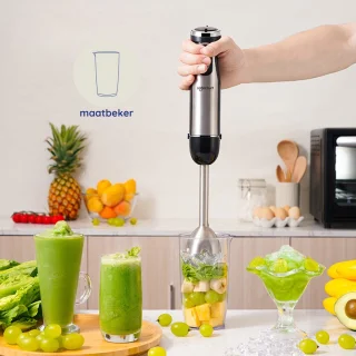 Safecourt Staafmixer Set 6-in-1 RVS 1000W