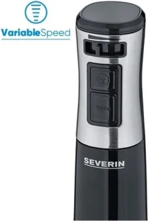 Severin SM 3771 Staafmixer RVS Zwart