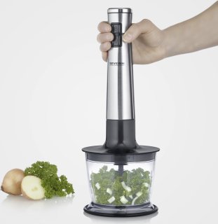 Severin SM 3775 Draadloze Staafmixer RVS