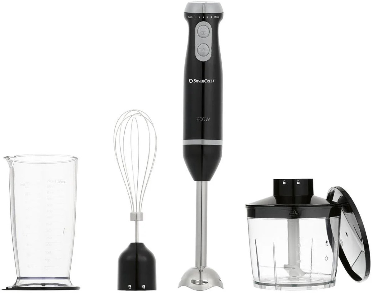 De Silvercrest Staafmixer 600W 3-in-1 in één oogopslag