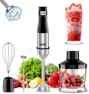 SnelShoppen 5-in-1 staafmixer roestvrijstaal
