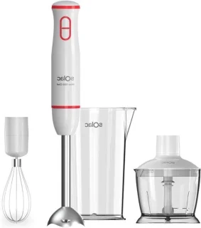 Staafmixer 1000 watt, 500 ml, zilver