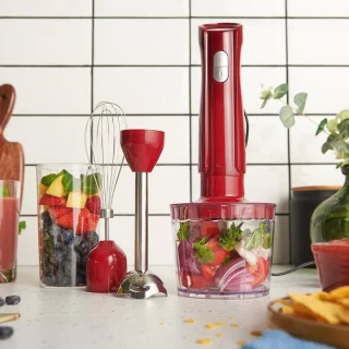 Staafmixer 3-in-1 RVS Set