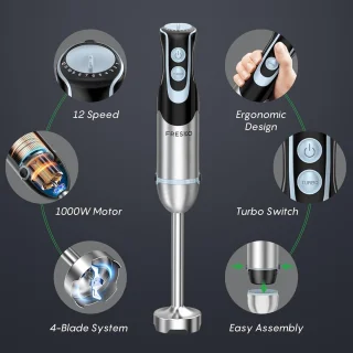 Staafmixer 4-in-1