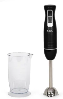Staafmixer met kom - zwart