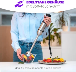 Staafmixer Oplaadbaar Met Snoer Keukenmachine
