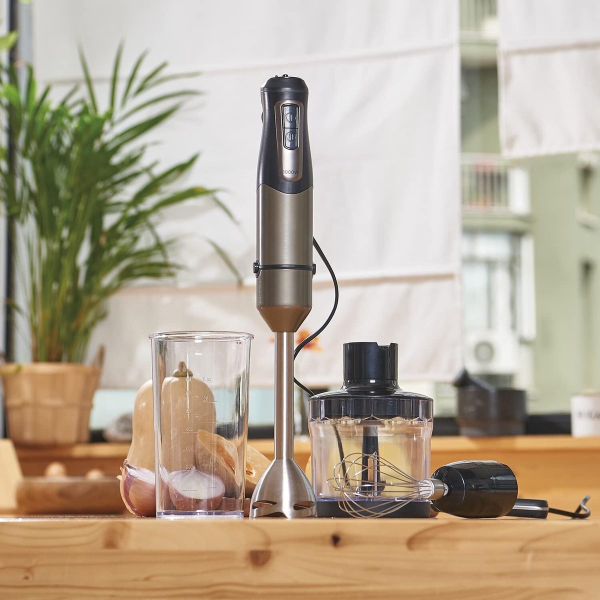 Staafmixer Oplaadbaar Met Snoer Keukenmachine