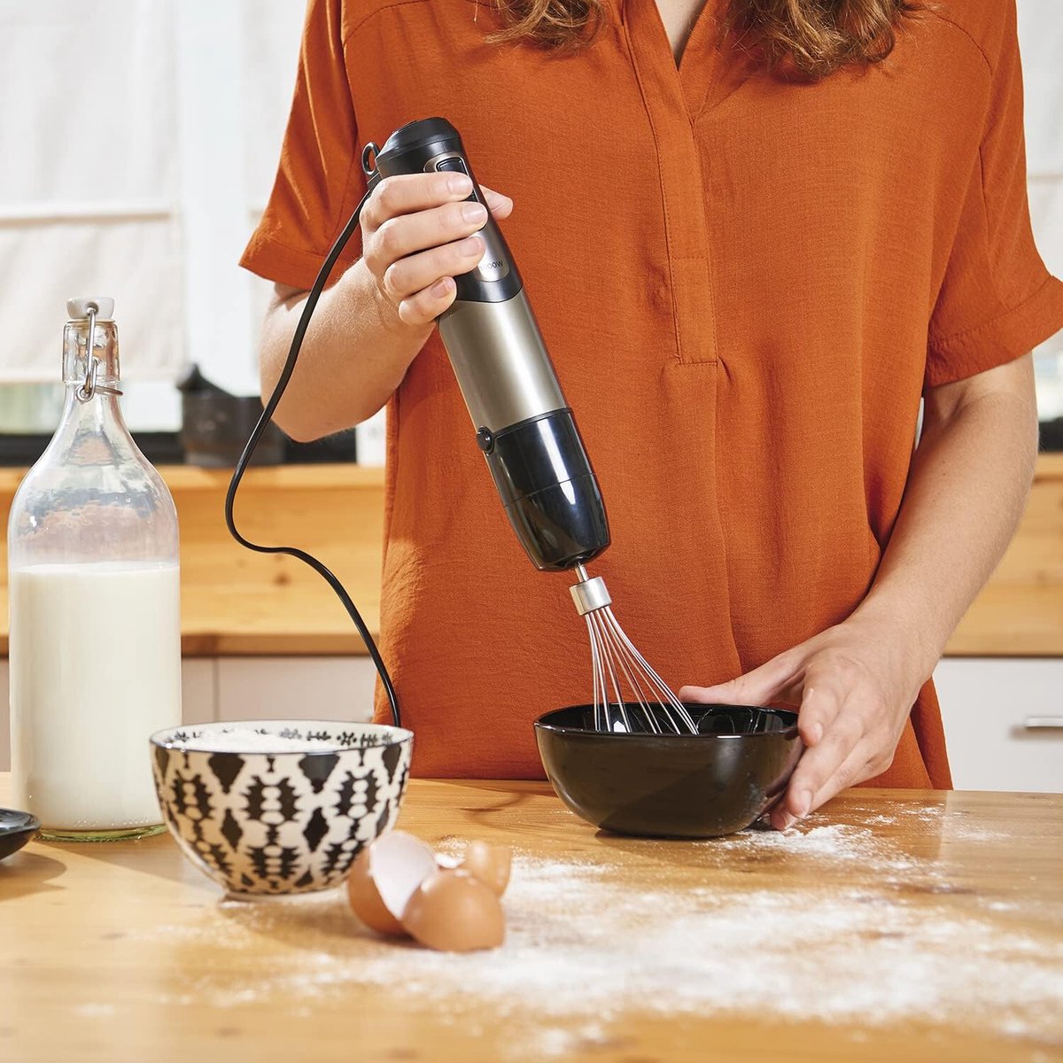 Staafmixer Oplaadbaar Met Snoer Keukenmachine