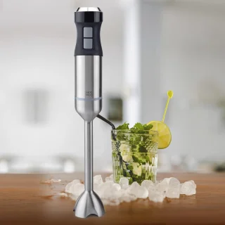 Staafmixer Set 600W Roestvrij Staal Zwart