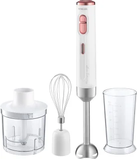 Staafmixer set draadloos 700 ml wit