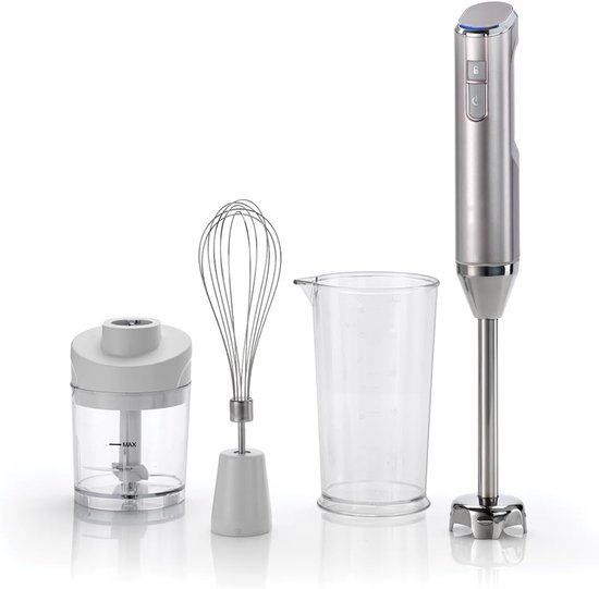 Staafmixer Set Draadloos Zilver