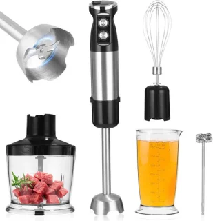 Staafmixer Set - Keukenmixer 700 ml Zwart